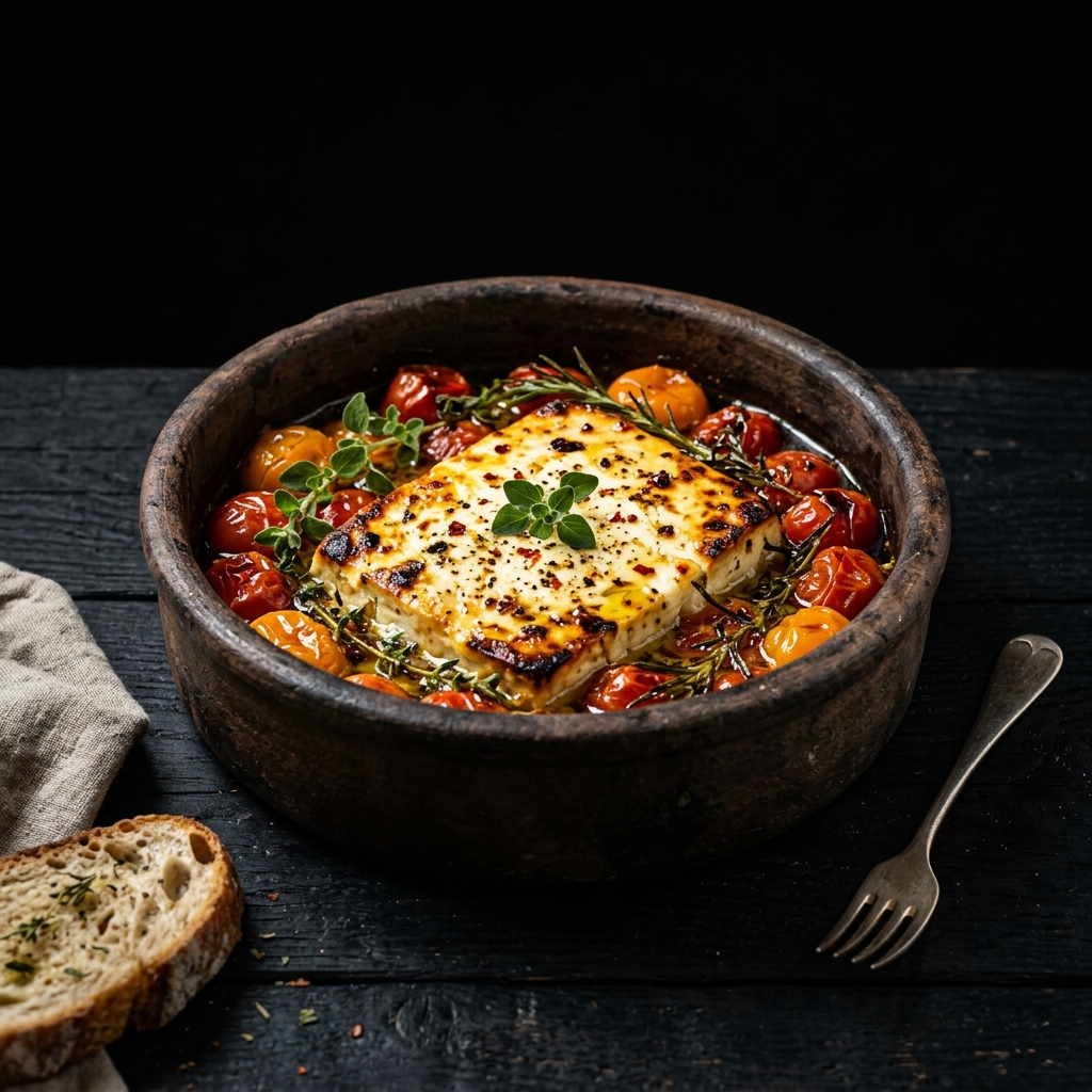 Hirtenkäse Überbacken in Olivenöl